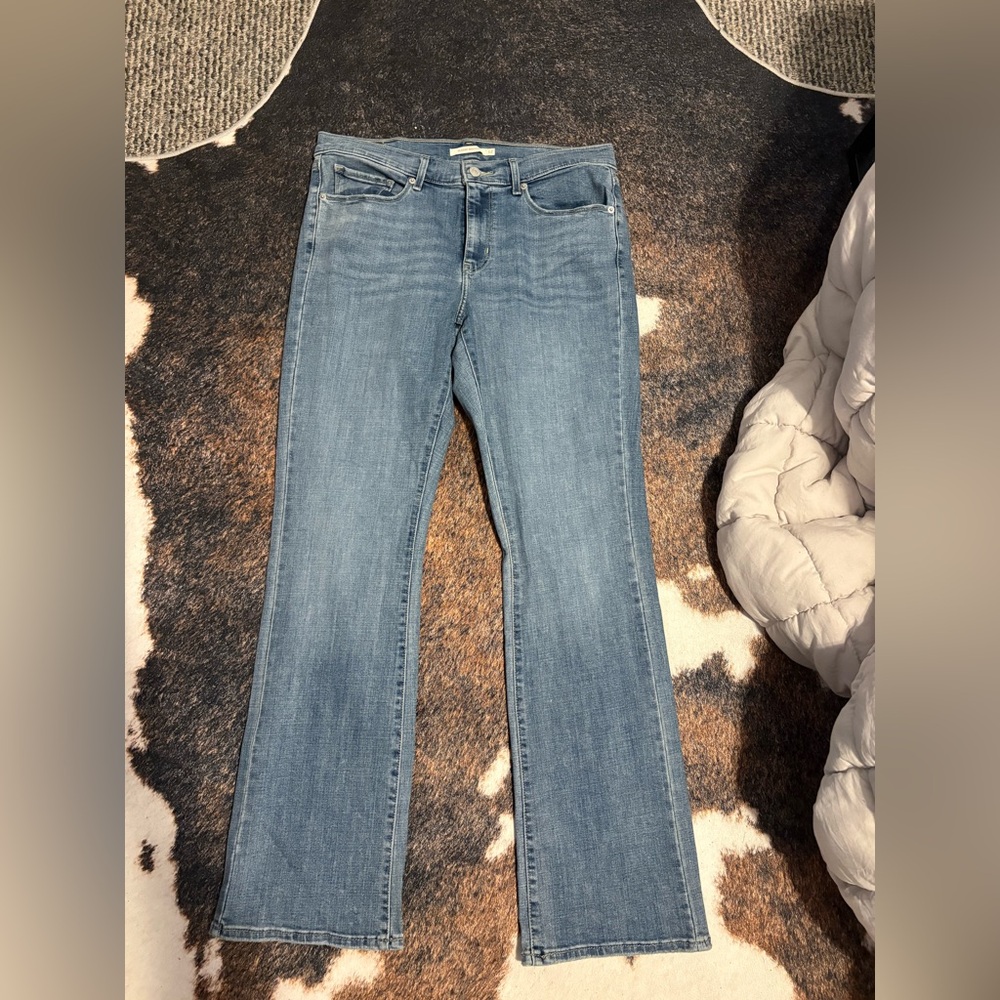 Levi's Blue Denim Bootcut Jeans